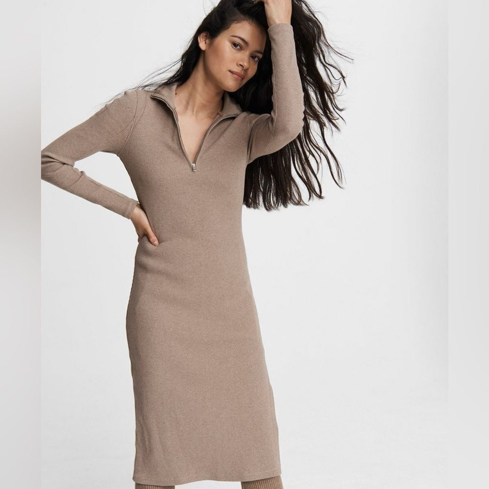 Rag & Bone Laila Zip Midi Dress Medium